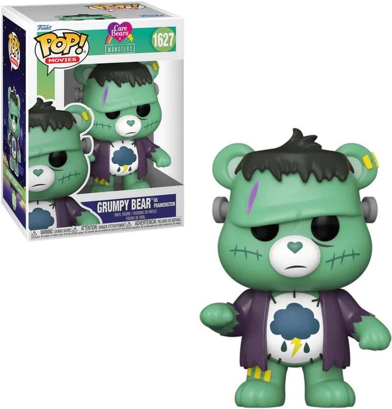 Care Bears Care Bears x Universal Monsters - Grumpy Bear as Frankenstein vinylfiguur 1627 Funko Pop! meerkleurig by Funko in Multicolour – product photo