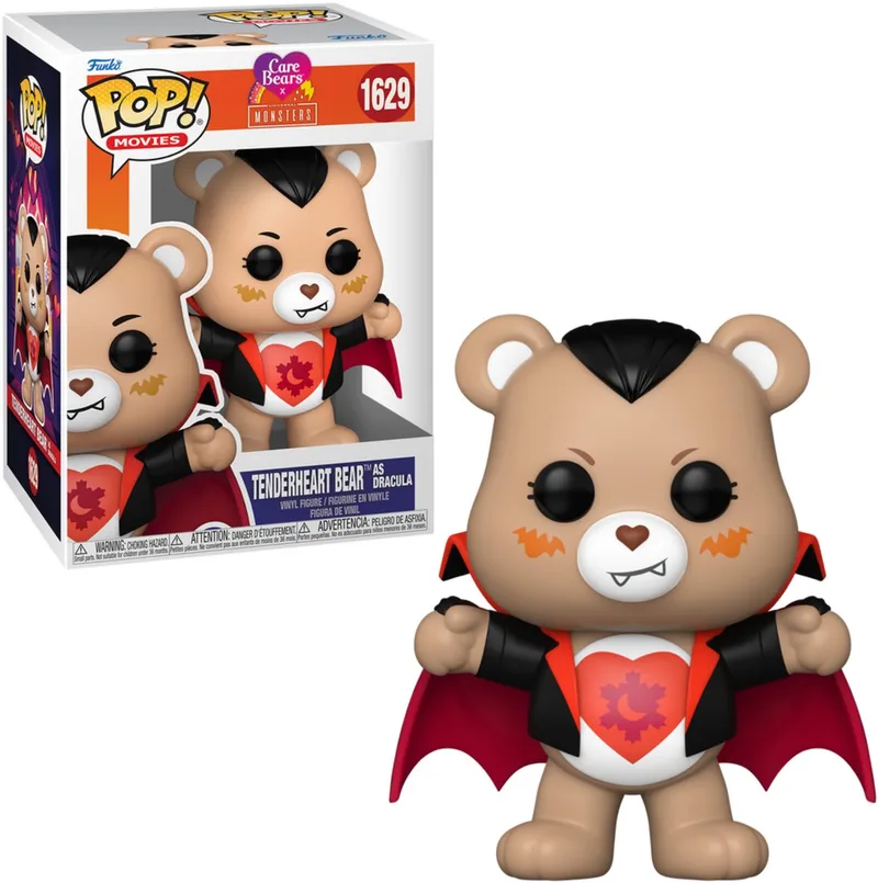 Care Bears Care Bears x Universal Monsters - Tenderheart Bear as Dracula vinylfiguur 1629 Funko Pop! meerkleurig by Funko in Multicolour – product photo