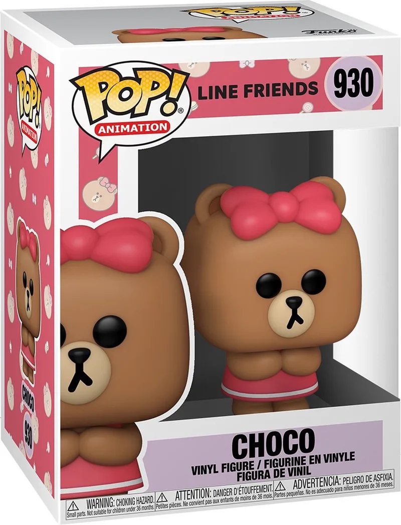 Cartoons: Line Friends - Choco van Funko in Roze – productfoto