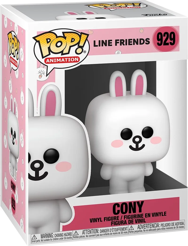 Cartoons: Line Friends - Cony van Funko in Wit – productfoto