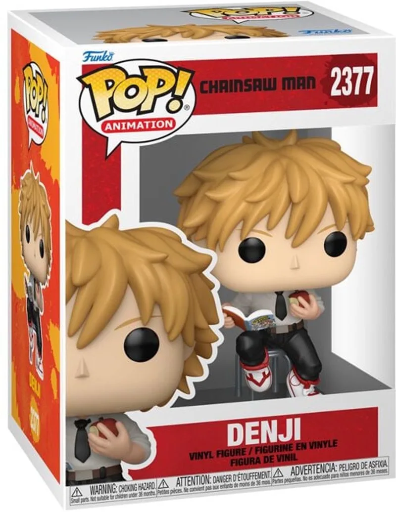 Chainsaw Man Denji vinylfiguur 2377 Unisex Funko Pop! - Neutraal de Funko en Standard – photo produit