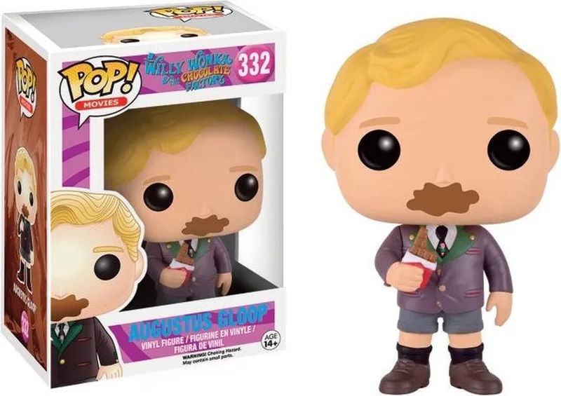 CHARLY AND THE CHOCOLATE FACTORY - Bobble Head POP N° 332 - Augustus Gloop van Funko in Meerkleurig – productfoto