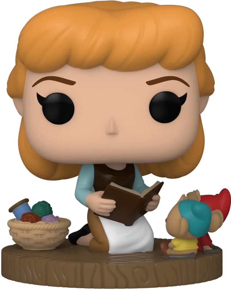 Cinderella Verzamelfiguur Disney Ultimate Princess POP! Cinderella 9 cm fra Funko i Multicolours – produktbillede