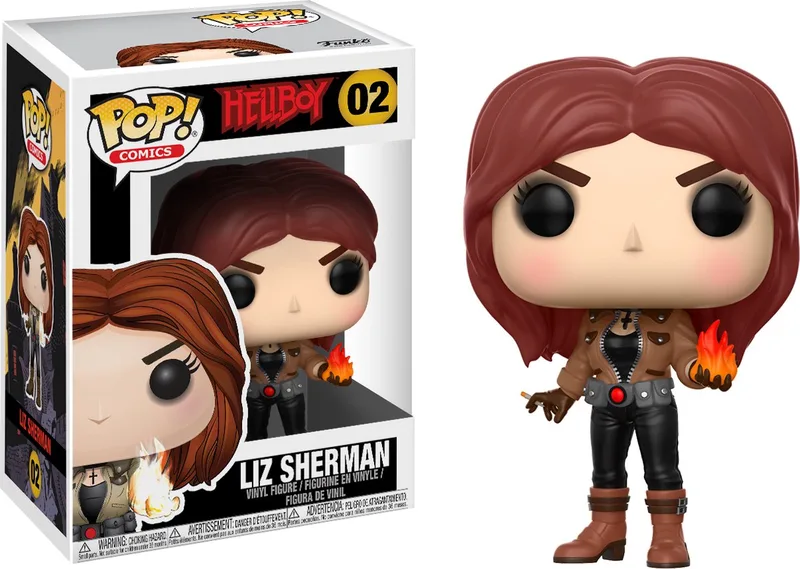 Comics: Hellboy Liz Sherman Volwassenen En Kinderen - Verzamelfiguur van Funko in Meerkleurig – productfoto