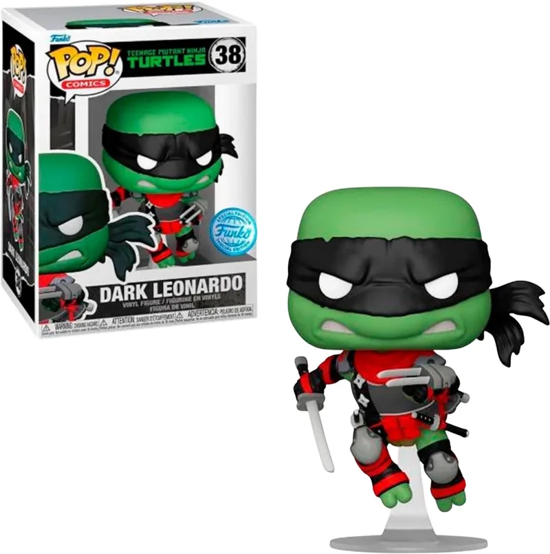 Comics: Teenage Mutant Ninja Turtles - Dark Leonardo #38 Special Edition Exclusive de Funko en Multicolore – photo produit