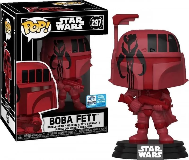 Convention Exclusive Star Wars: Boba Fett (46317) van Funko in Rood – productfoto