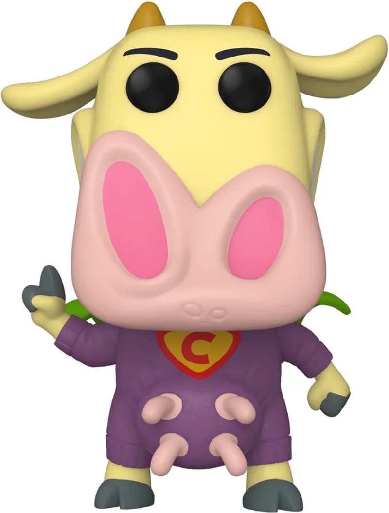 Cow And Chicken - POP! Animation Super Cow 9 cm Verzamelfiguur van Funko in Multicolours – productfoto