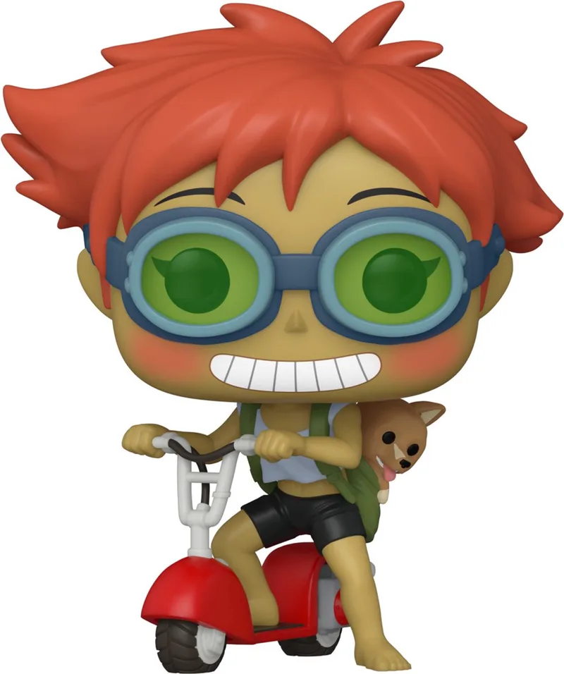 Cowboy Bebop POP! Animation Vinyl Figure Edward on Scooter w/Ein 9 cm POP! Figuur by Funko in Multicolour – product photo