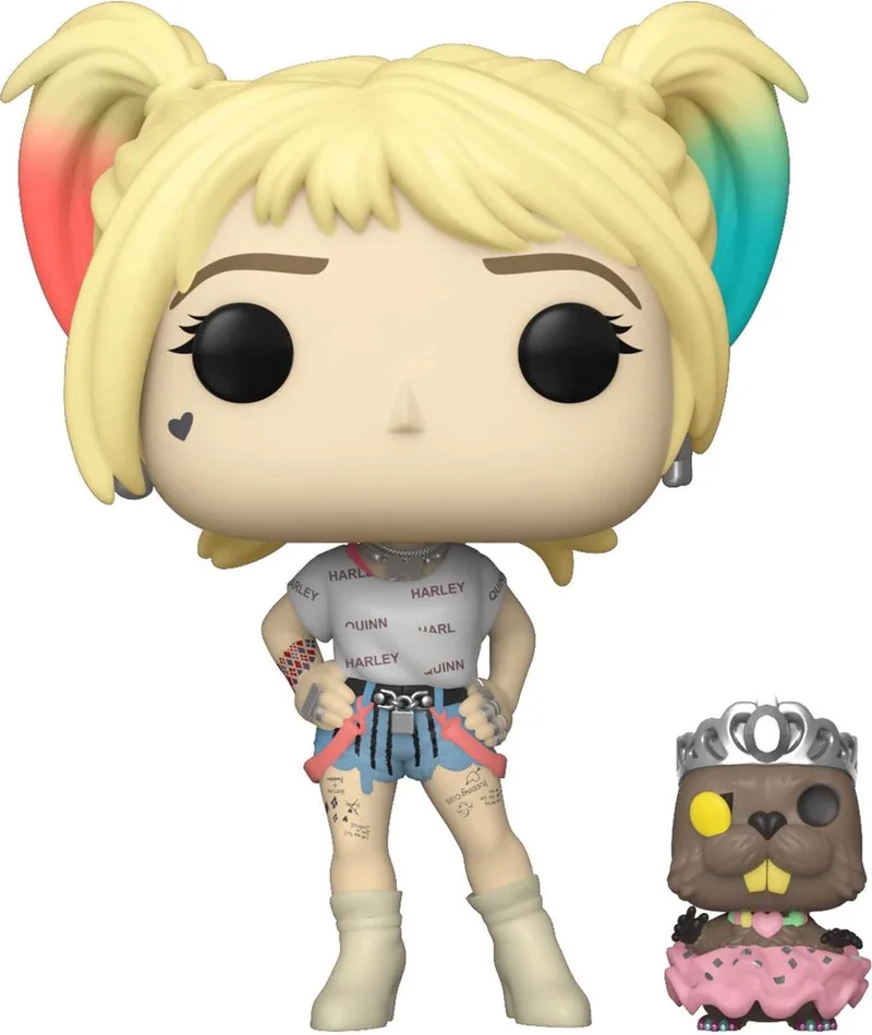 DC: Birds of Prey - Harley Quinn with Beaver van Funko in Bonte kleuren – productfoto