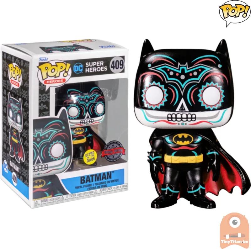 DC Comics: Batman - Dia De Los Batman (Glow in the Dark) US Exclusive Special Edition by Funko in Multicolour – product photo
