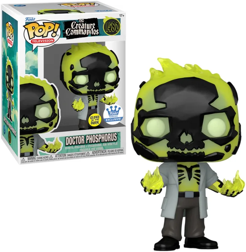 DC Comics: Creature Commandos - Doctor Phosphorus #1480 Glows in the Dark Funko Exclusive by Funko in Multicolour – product photo