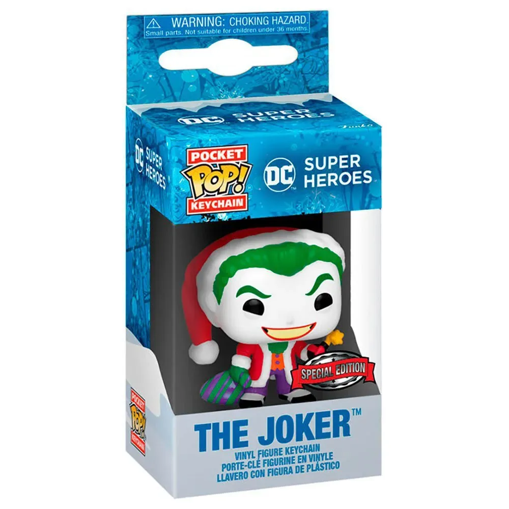 Dc Comics Pocket Holiday The Joker Exclusieve Sleutelhanger von Funko – Produktfoto