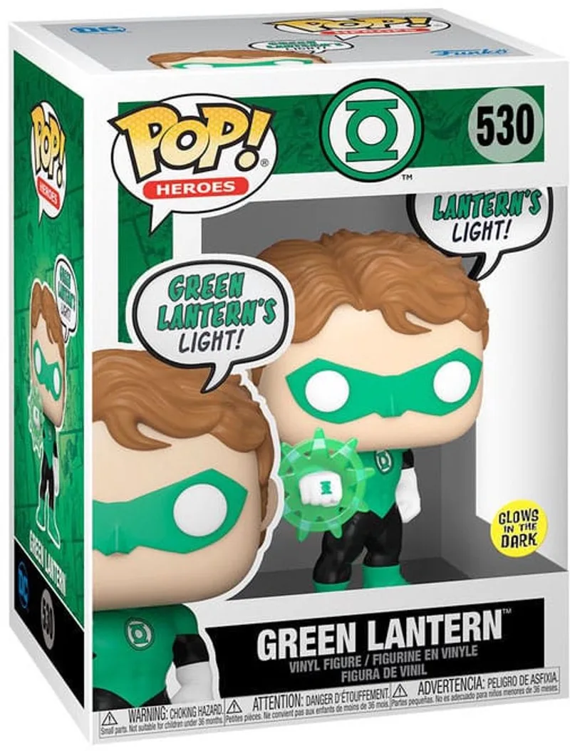 DC Comics POP! Heroes Vinyl Green Lantern (Beware) #530 van Funko in Meerkleurig – productfoto