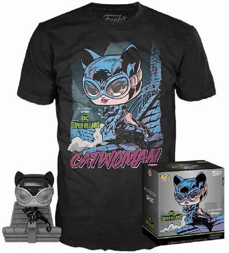 DC Comics Tee Box - Cat Woman Deluxe Exclusive - Maat L by Funko in Multicolour – product photo