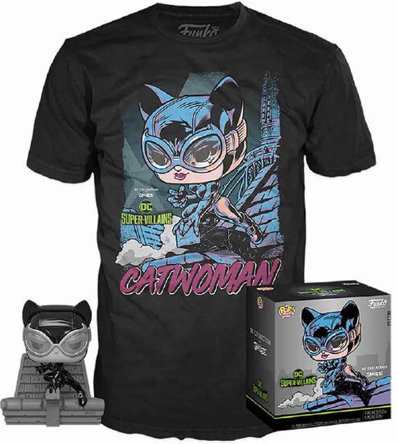 DC Comics Tee Box - Cat Woman Deluxe Exclusive - Maat S van Funko in Meerkleurig – productfoto