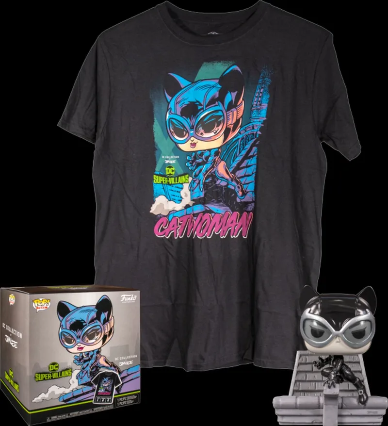 DC Comics Tee Box - Cat Woman Deluxe Exclusive - Maat XL by Funko in Multicolour – product photo