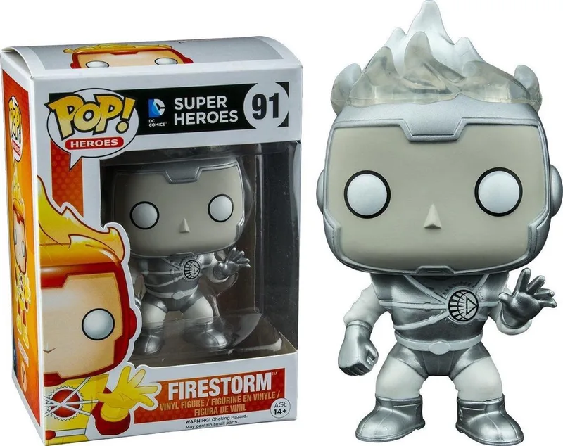DC Super Heroes - Firestorm #91 van Funko in Grijs – productfoto