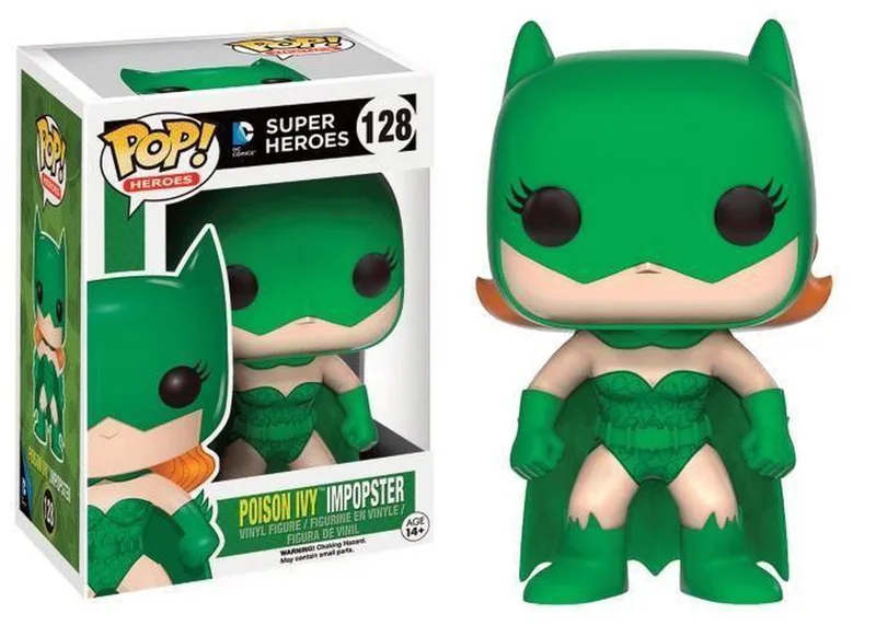 DC Super Heroes: Poison Ivy impopster #128 van Funko – productfoto
