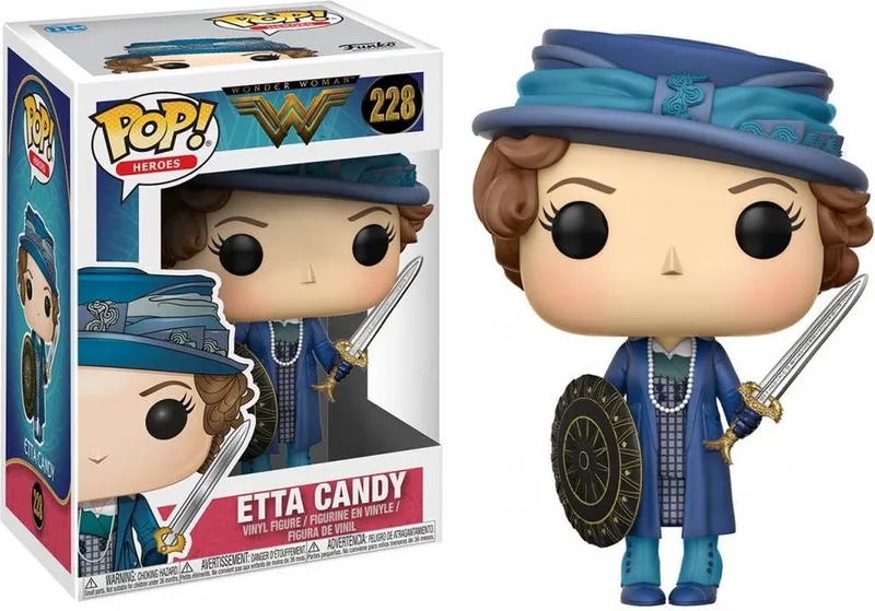 Dc: Wonder Woman Etta With Sword And Shield - Verzamelfiguur by Funko in Multicolour – product photo