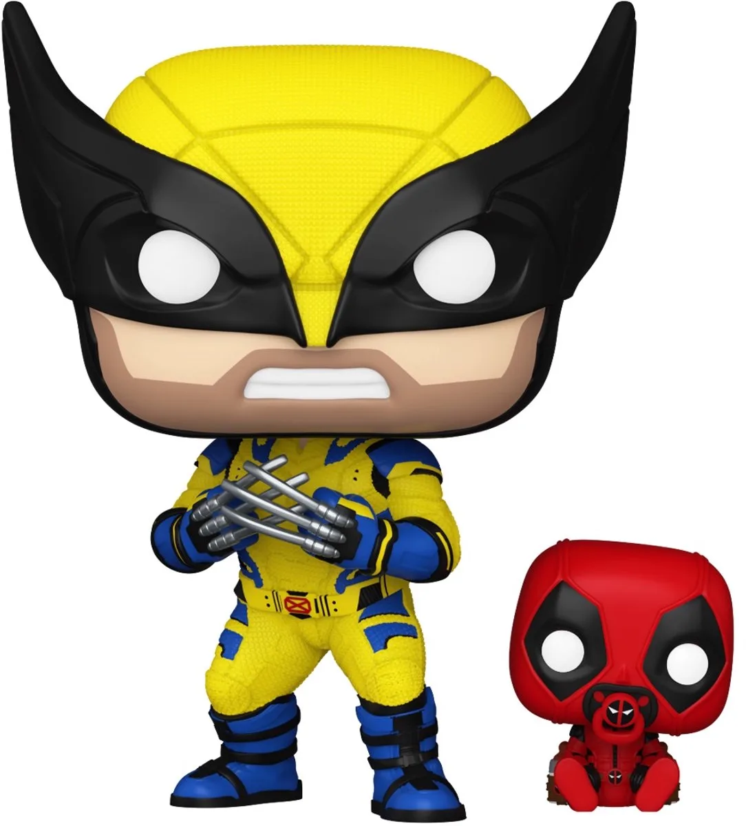 Deadpool 3 Pop! & Buddy! Vinyl Figure Wolverine w/ Babypool fra Funko i Flerfarvet – produktbillede