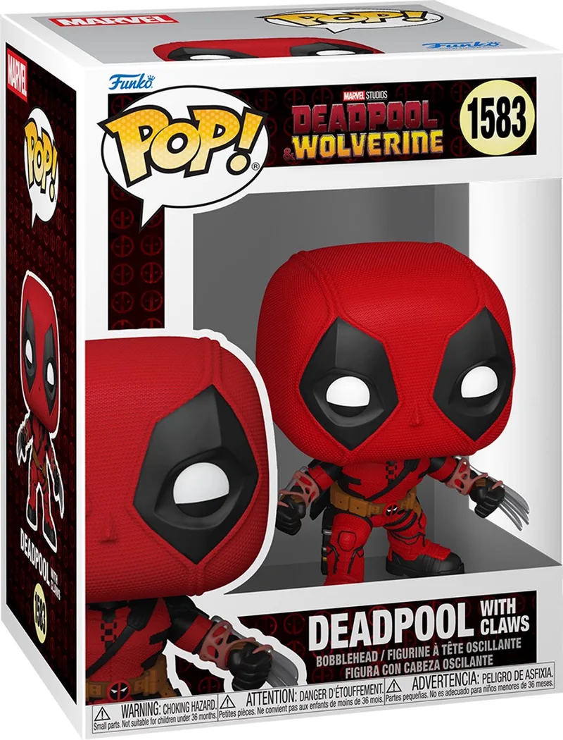 Deadpool Deadpool with claws vinylfiguur 1583 Unisex Funko Pop! - Neutraal by Funko in Standard – product photo