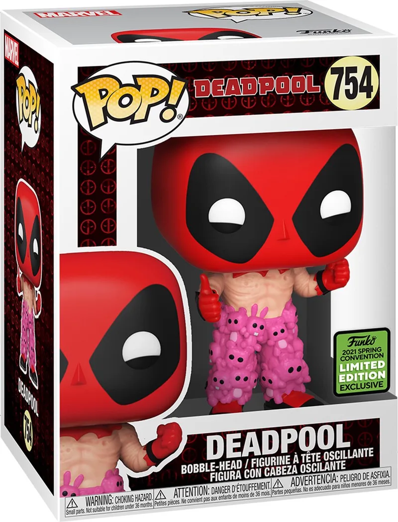 Deadpool: Deadpool (with Teddy Belt) - 2021 Spring Convention Limited Edition Exclusive by Funko in Multicolour – product photo