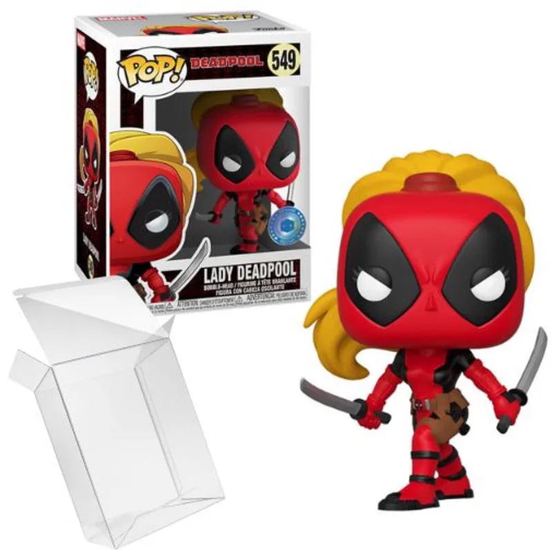 Deadpool - Lady Deadpool #549 Pop in a Box Exclusive by Funko in Red – product photo