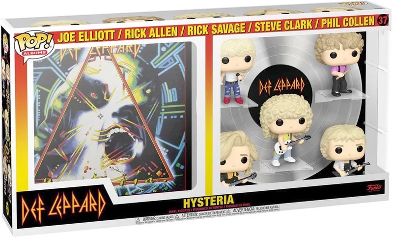 Def Leppard - POP! Albums DLX 5-Pack Hysteria 9 cm Verzamelfiguur by Funko in Multicolours – product photo