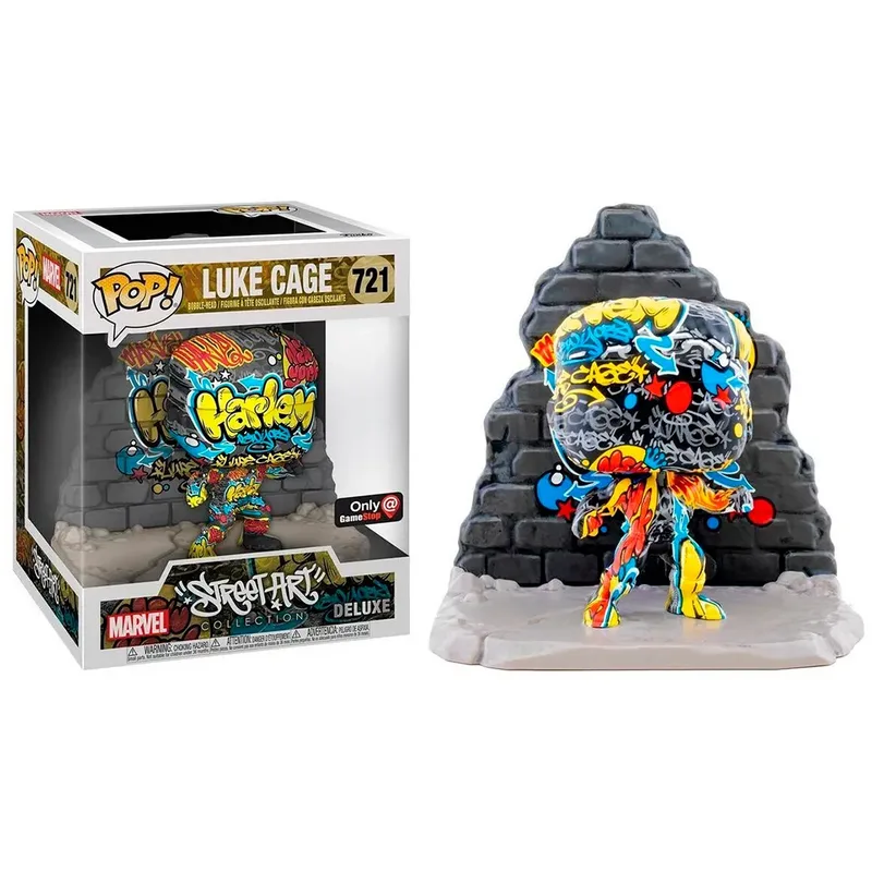 DELUXE Exclusive Marvel - Luke Cage Graffiti (52711) by Funko in Multicolour – product photo 2 of 2