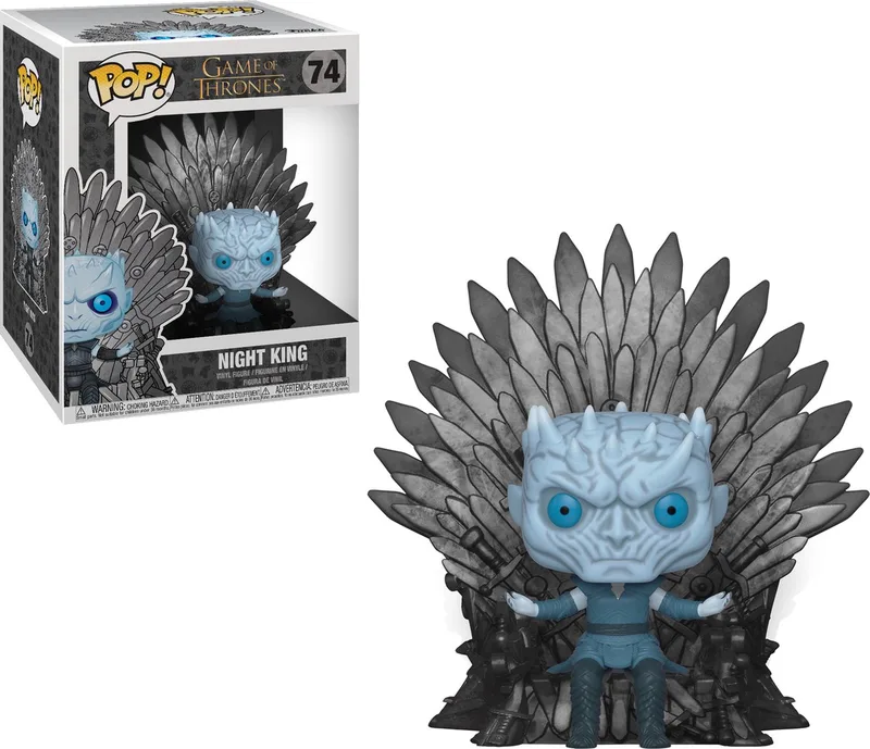 Deluxe: Game of Thrones S10 Night King Sitting on Throne - Verzamelfiguur van Funko – productfoto