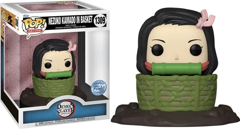 Demon Slayer - Nezuko in Basket Deluxe - Special Edition Exclusive van Funko in Meerkleurig – productfoto