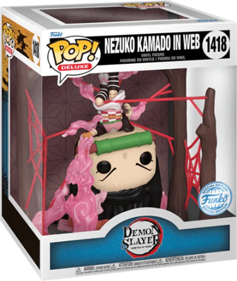 Demon Slayer - Nezuko in Web #1418 Exclusive van Funko in Meerkleurig – productfoto
