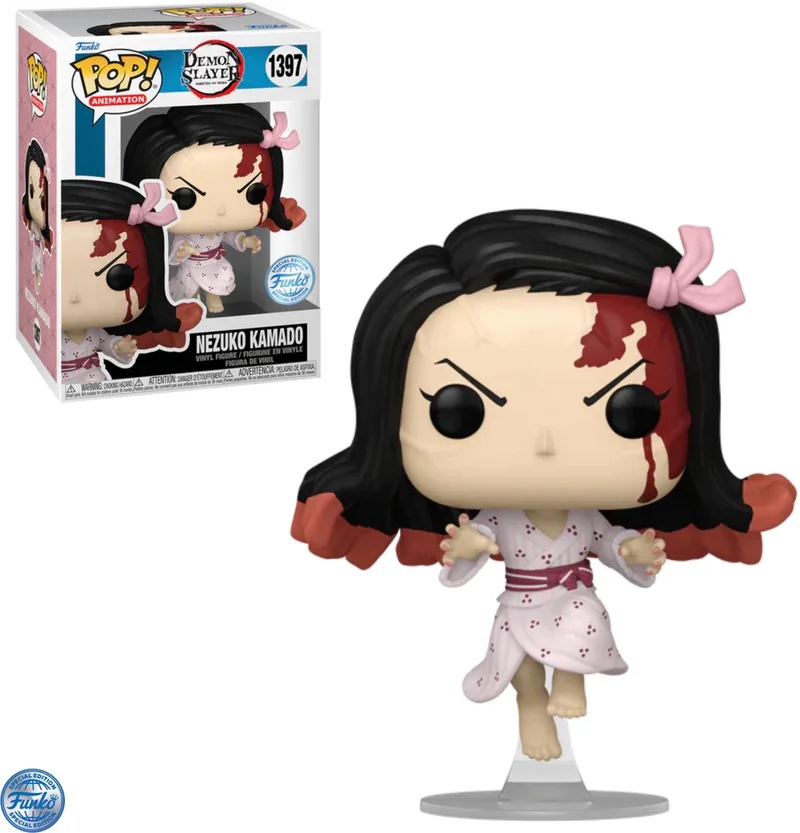 Demon Slayer - Nezuko Kamado Leaping #1397 Exclusive van Funko in Meerkleurig – productfoto