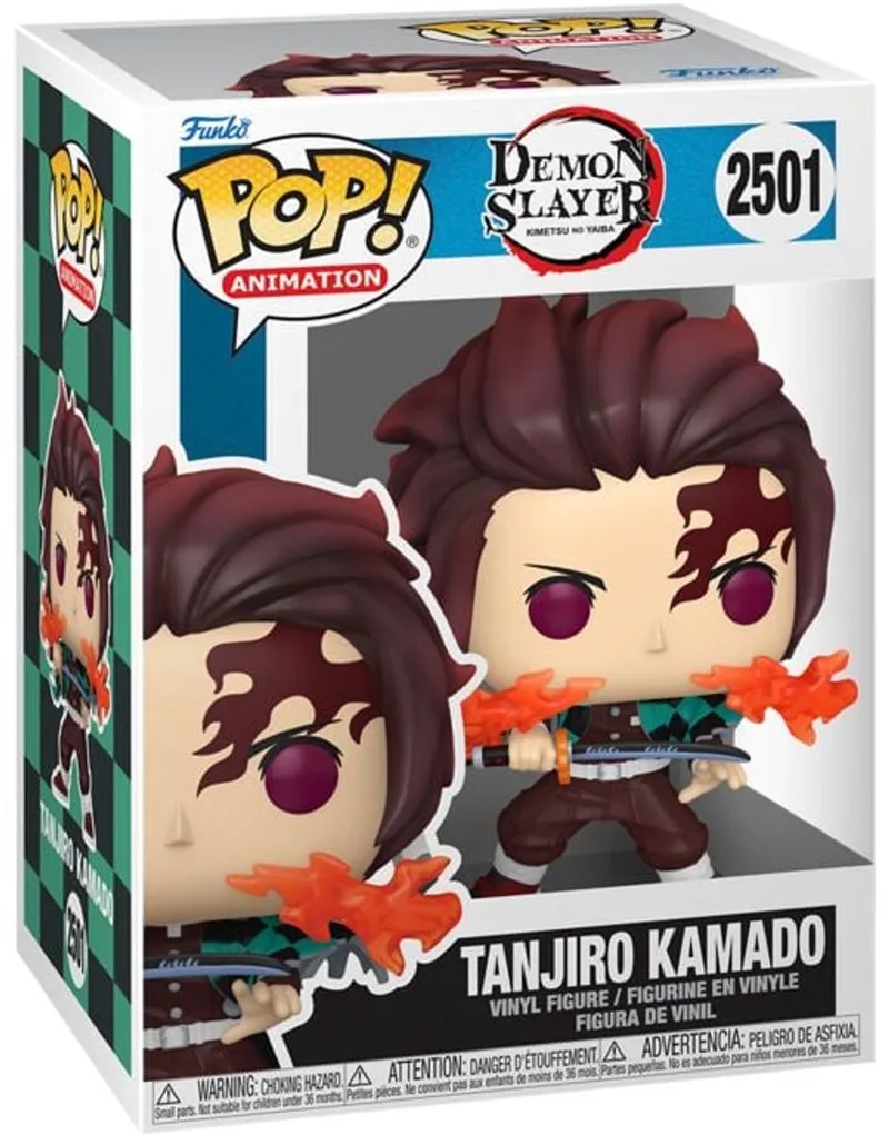 Demon Slayer Tanjiro Kamado vinylfiguur 2501 Unisex Funko Pop! - Neutraal van Funko in Standard – productfoto