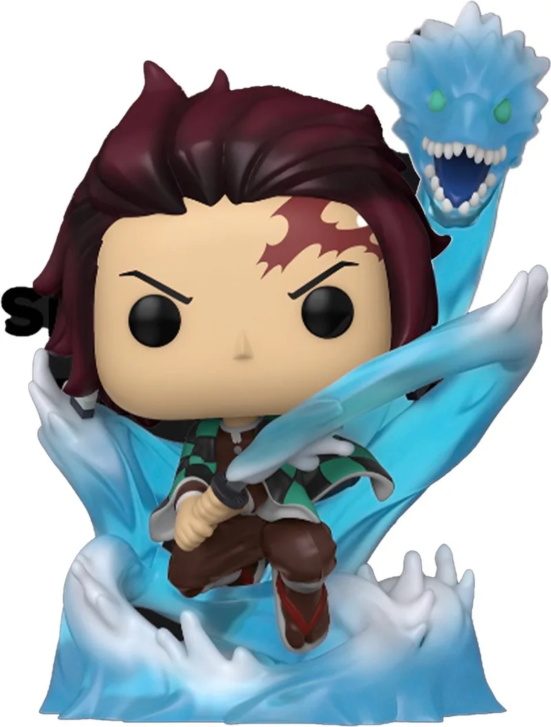Demon Slayer - Tanjiro Kamado with Dragon (GitD) (Special Edition) #873 by Funko in Multicolour – product photo
