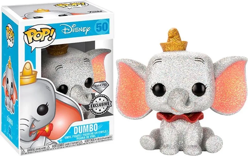 Diamond Exclusive Funko Pop: Disney - Glitter Dumbo by Funko – product photo