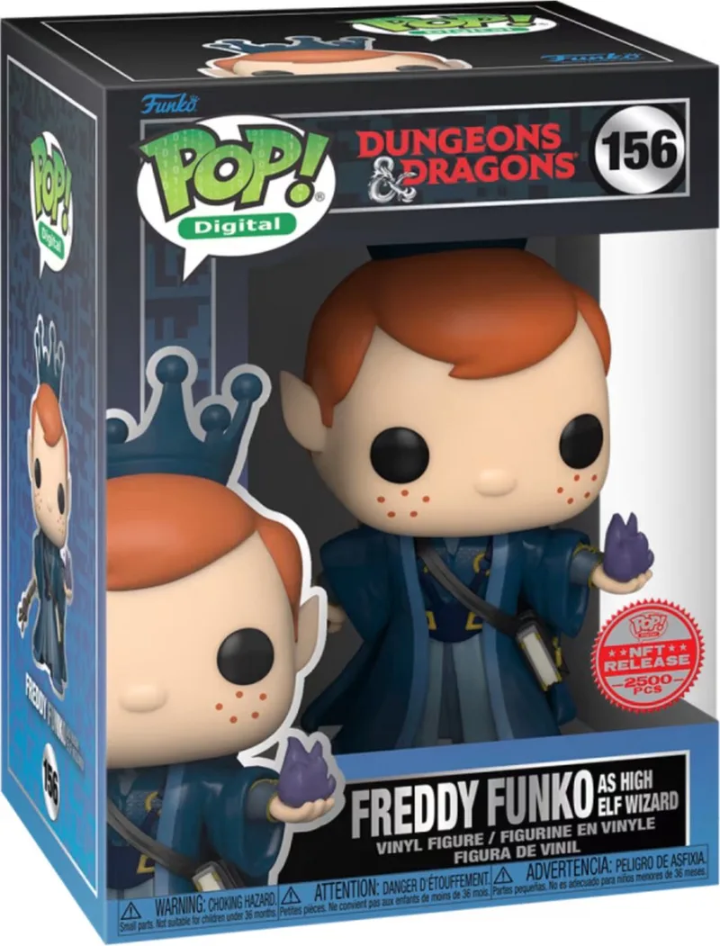 Digital: Dungeons & Dragons: Freddy Funko as High Elf #156 NFT Exclusive van Funko in Meerkleurig – productfoto