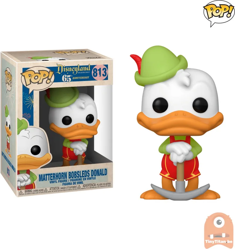 Disney 65th: Matterhorn Bobsleds Donald Duck van Funko in Meerkleurig – productfoto