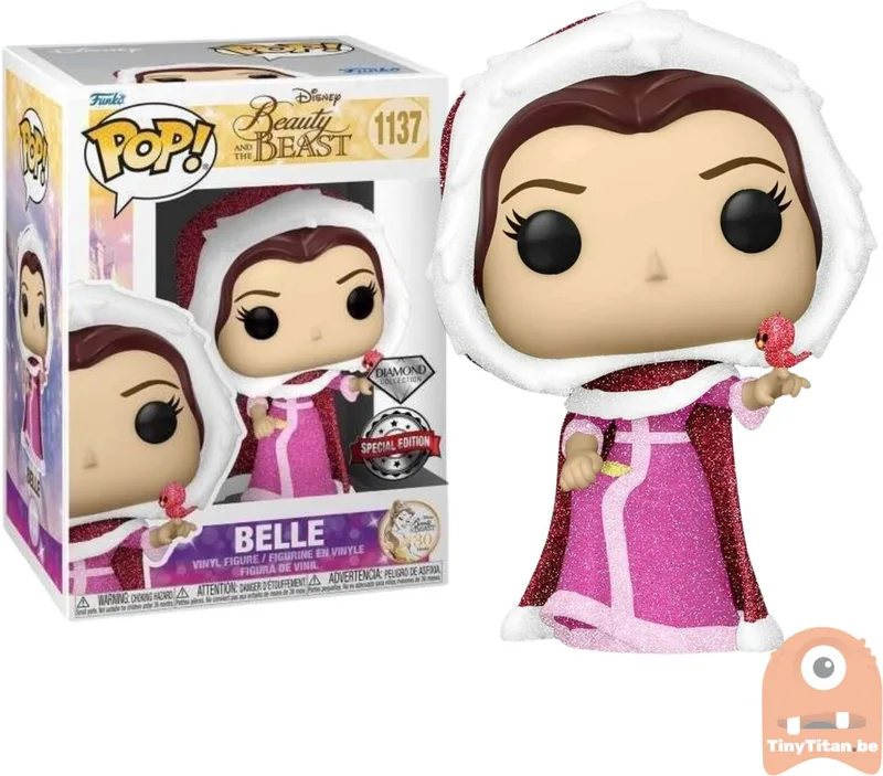 Disney: Beauty & Beast - Winter Belle (Diamond Glitter) - US Exclusive - CONFIDENTIAL van Funko in Meerkleurig – productfoto