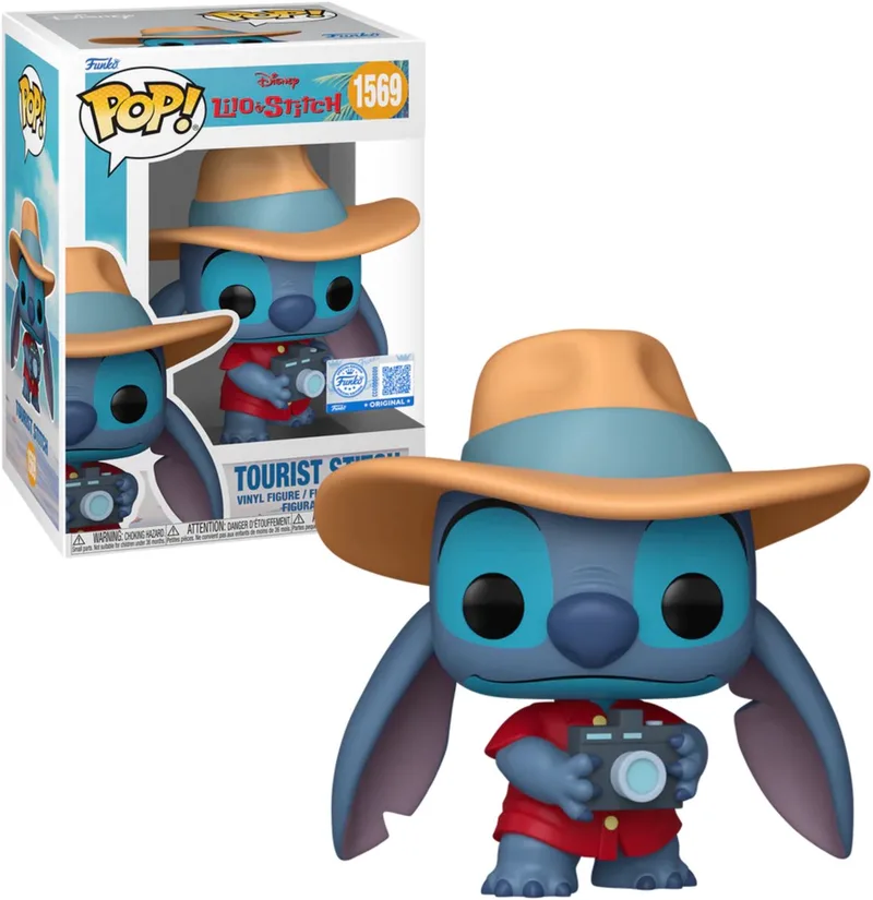 Disney Lilo & Stitch - Tourist Stitch #1569 Funko Exclusive by Funko in Multicolour – product photo