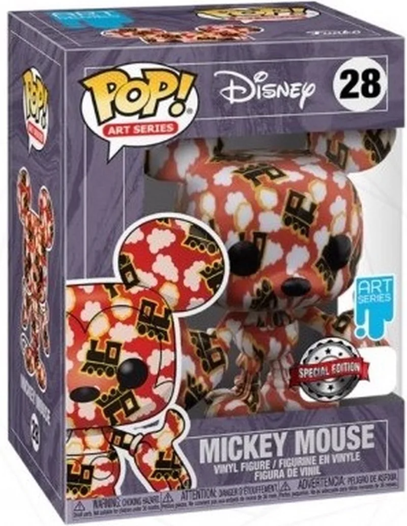 Disney - Mickey Mouse #28 Exclusive van Funko in Rood – productfoto