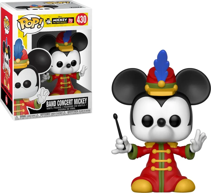 Disney Mickey Mouse #430 - Band Concert Mickey - 90th Anniversary - 10 cm van Funko in Meerkleurig – productfoto