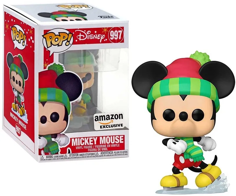 Disney - Mickey Mouse Ice Skating #997 Amazon Exclusive van Funko in Meerkleurig – productfoto