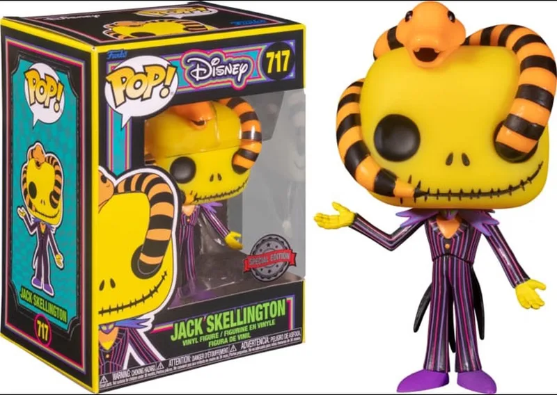 Disney NBX Jack Skellington #717 Blacklight Exclusive by Funko – product photo