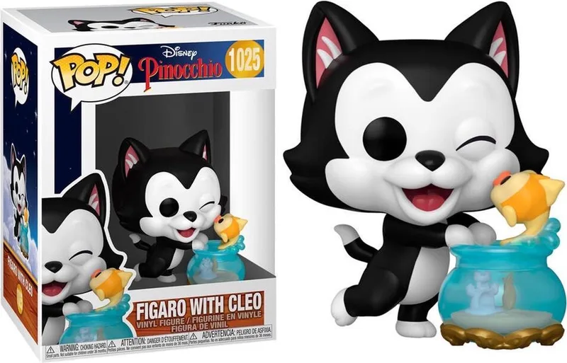 Disney: Pinocchio - Figaro with Cleo #1025 by Funko in Bonte kleuren – product photo