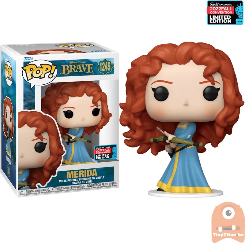 Disney - POP N° 1245 - Brave Merida w/ Torn Dress NYCC 2022 Exclusive LE van Funko – productfoto