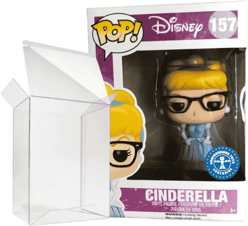 Disney Pop Vinyl: Hipster Cinderella Limited Edition - Verzamelfiguur van Funko in Blauw – productfoto