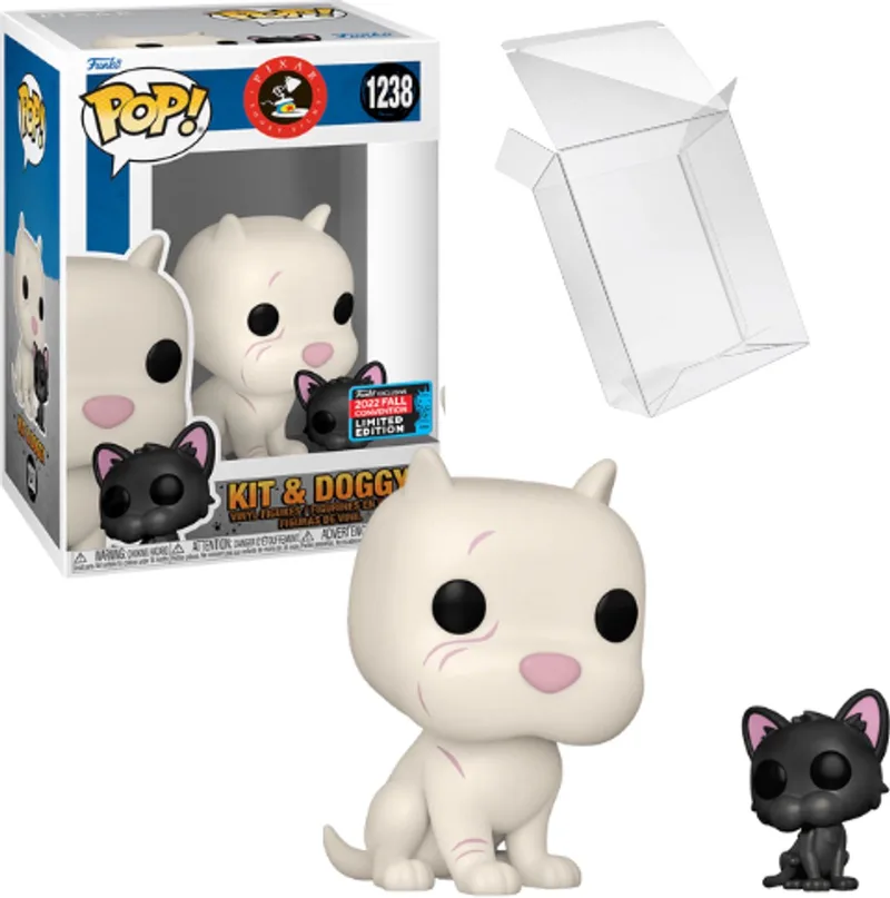 Disney: Short Films - Kit & Doggy #1238 2022 Fall Convention Exclusive de Funko en Multicolore – photo produit