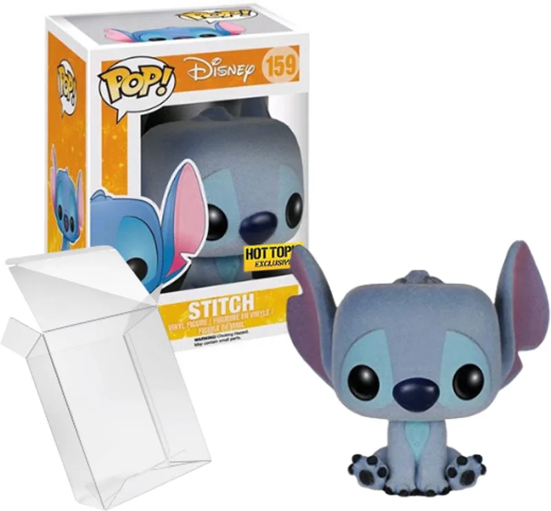Disney - Stitch (Flocked) #159 Hot Topic Exclusive van Funko in Meerkleurig – productfoto