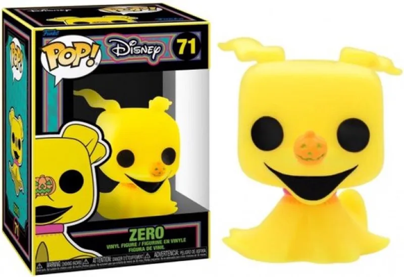 Disney: The Nightmare Before Christmas - Zero (Blacklight) van Funko in Meerkleurig – productfoto